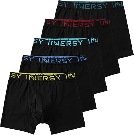 ボクサーパンツ 5枚セット Amazon.co.jp: [INNERSY] ボクサーパンツ 前開き キッズ 下着 綿